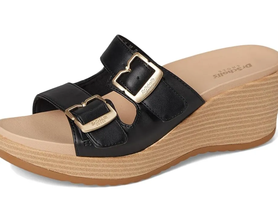 Dr. Scholl's Cali Breeze Black Smooth Outlet