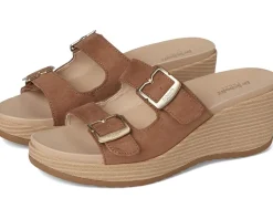 Dr. Scholl's Cali Breeze Honey Brown Fabric Online