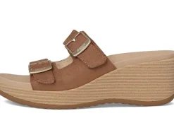 Dr. Scholl's Cali Breeze Honey Brown Fabric Online