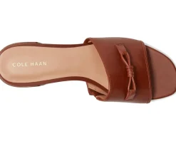 Cole Haan Calli Embellished Sandals Dark Cuoio Leather Outlet