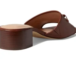 Cole Haan Calli Embellished Sandals Dark Cuoio Leather Outlet