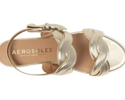 Aerosoles Camea Soft Gold Leather Discount