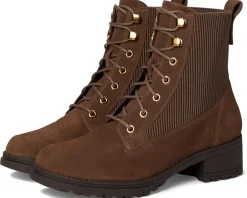 Cole Haan Camea Waterproof Combat Boot 2 Chocolate Lava Hot