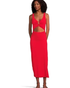 L*Space Camille Dress Flame Hot