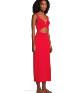 L*Space Camille Dress Flame Hot