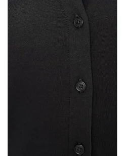 Madewell Camp Long Sleeve Top Jet Black Discount