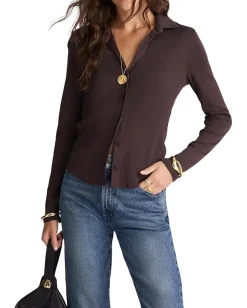 Women Madewell Camp Long Sleeve Top