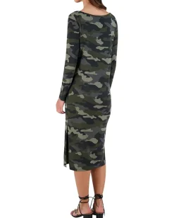 Steve Madden Can You See Me Now Dress Army Green