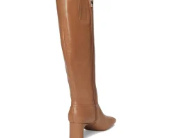 Naturalizer Candela Knee High Boots Cafe Leather Hot