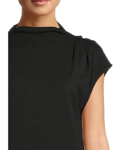 Women Lilla P Cap Sleeve Mock