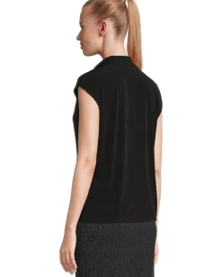 Women Vince Cap Sleeve Polo