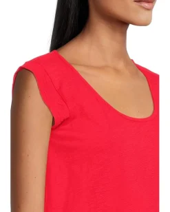 Women Mod-o-doc Cap Sleeve Scoop Neck Tee