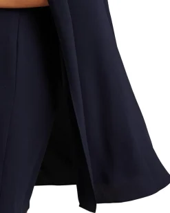 Lauren Ralph Lauren Cape Georgette Cocktail Dress Lighthouse Navy Online