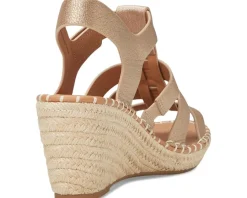 Gentle Souls by Kenneth Cole Capelin Matte Gold Leather Sale