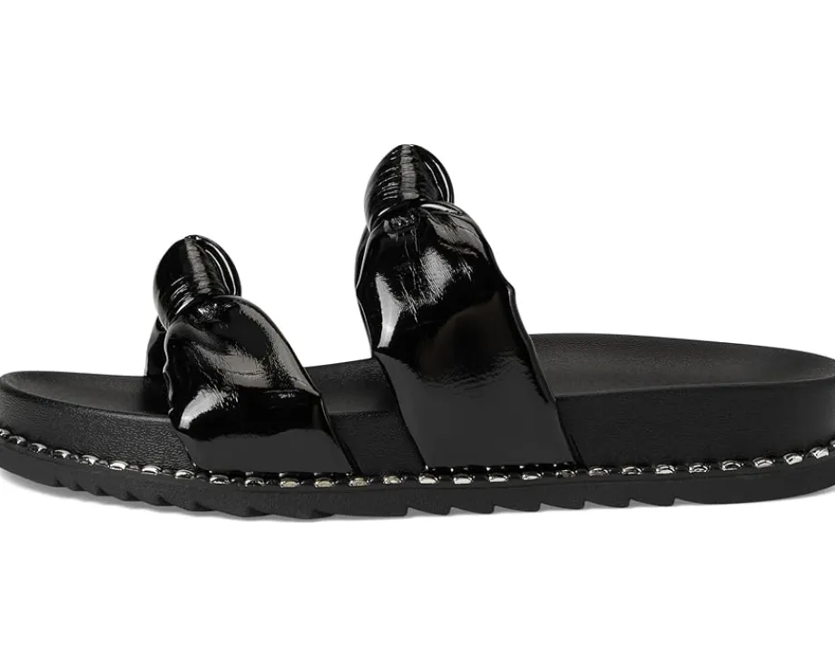 Jessica Simpson Caralyna Studded Knot Sandals Black New