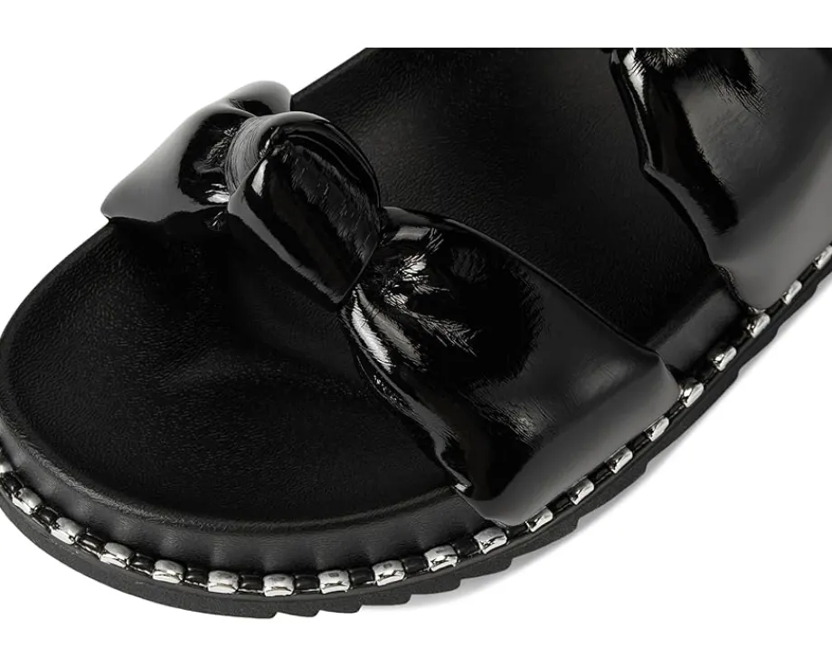 Jessica Simpson Caralyna Studded Knot Sandals Black New