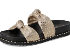 Jessica Simpson Caralyna Studded Knot Sandals Champagne Sale