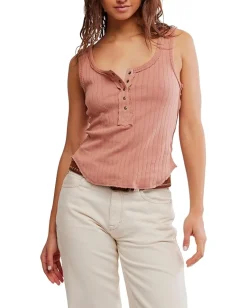 Women Free People Care Bryson Henley Tank