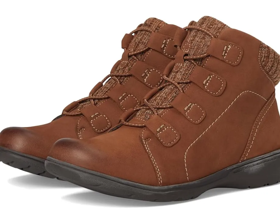 Clarks Carleigh Jade Dark Tan Nubuck New