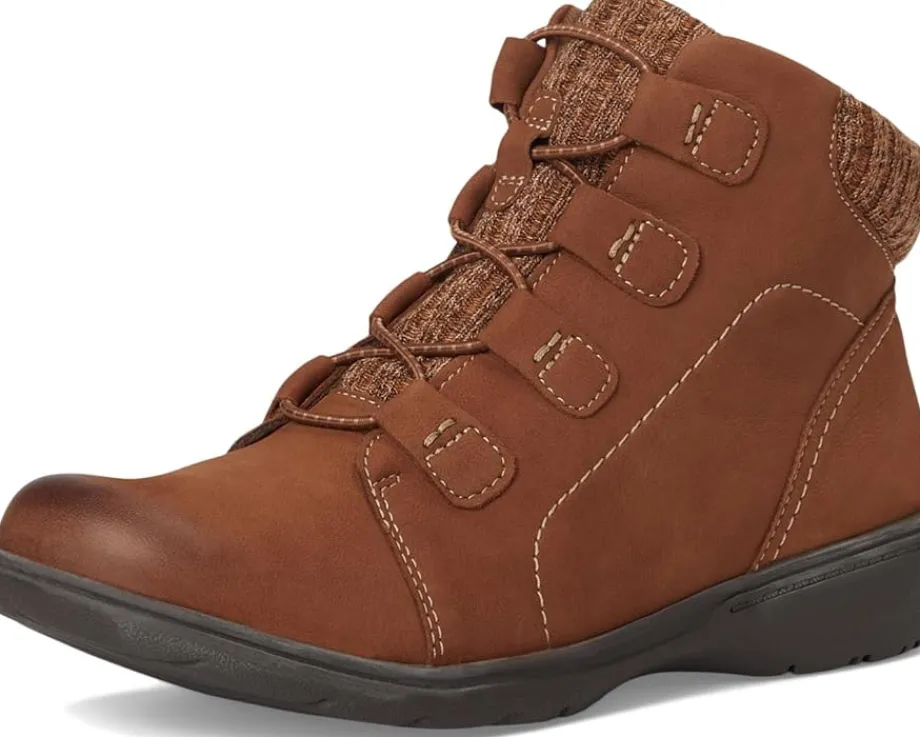 Clarks Carleigh Jade Dark Tan Nubuck New