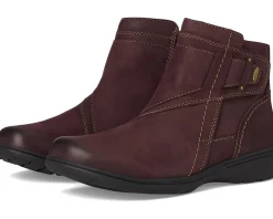 Clarks Carleigh Style Wine Nubuck Hot