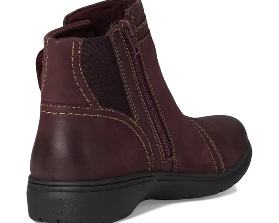 Clarks Carleigh Style Wine Nubuck Hot