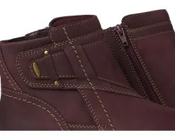 Clarks Carleigh Style Wine Nubuck Hot