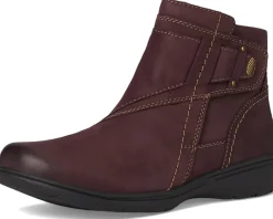 Clarks Carleigh Style Wine Nubuck Hot