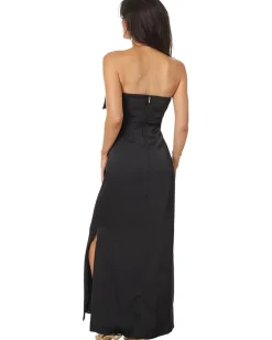 Women Lilly Pulitzer Carlynn Satin Maxi Bow Dress