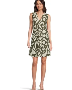 Women Tommy Bahama Carmela Inlet Ikat Sleeveless Dress