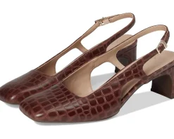 Naturalizer Carmen Cappuccino Crocco Leather Discount