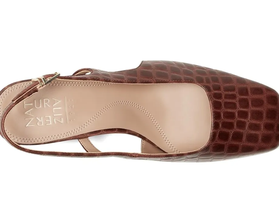 Naturalizer Carmen Cappuccino Crocco Leather Discount