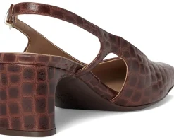 Naturalizer Carmen Cappuccino Crocco Leather Discount