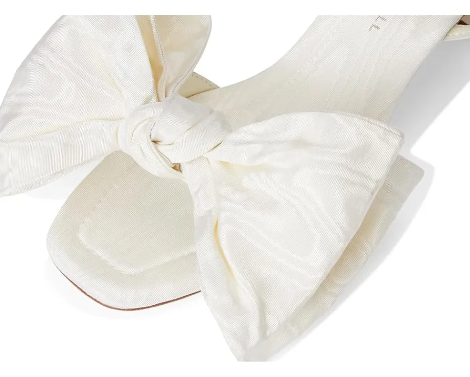 Loeffler Randall Carmen Mid Heel Bow Sandals Cream Online
