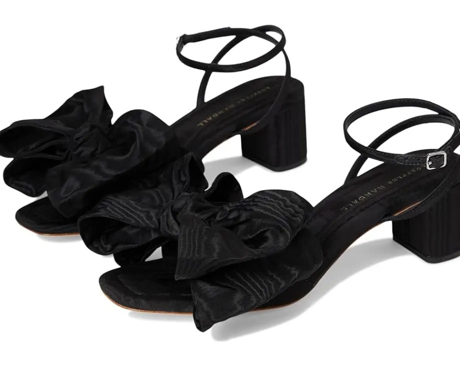 Women Loeffler Randall Carmen Mid Heel Bow Sandals