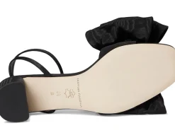 Women Loeffler Randall Carmen Mid Heel Bow Sandals