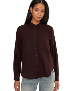 Women Madewell Carmen Shirt - Cotton Modal Heather Flannel