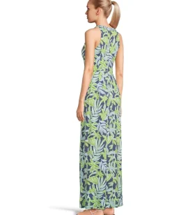 Lilly Pulitzer Carmilla Maxi Dress Sapphire Pool Tropical Tango Engineered Knit Maxi Outlet