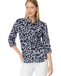 Tommy Hilfiger Carnation Roll Tab Sky Captain Multi Best