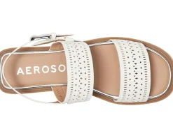 Aerosoles Carole White Perf Faux Leather Online