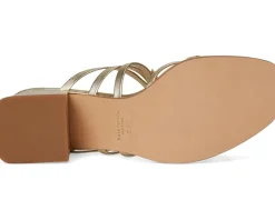 Kate Spade New York Carolina Block Heel Sandals Pale Gold Best
