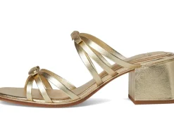 Kate Spade New York Carolina Block Heel Sandals Pale Gold Best