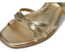 Kate Spade New York Carolina Block Heel Sandals Pale Gold Best