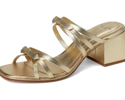 Kate Spade New York Carolina Block Heel Sandals Pale Gold Best