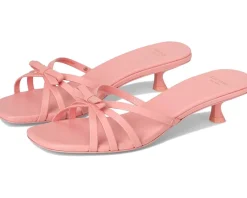 Women Kate Spade New York Carolina Pebbled Leather Kitten Heel Sandals