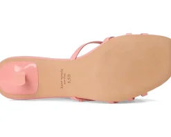 Women Kate Spade New York Carolina Pebbled Leather Kitten Heel Sandals