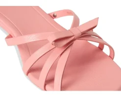 Women Kate Spade New York Carolina Pebbled Leather Kitten Heel Sandals