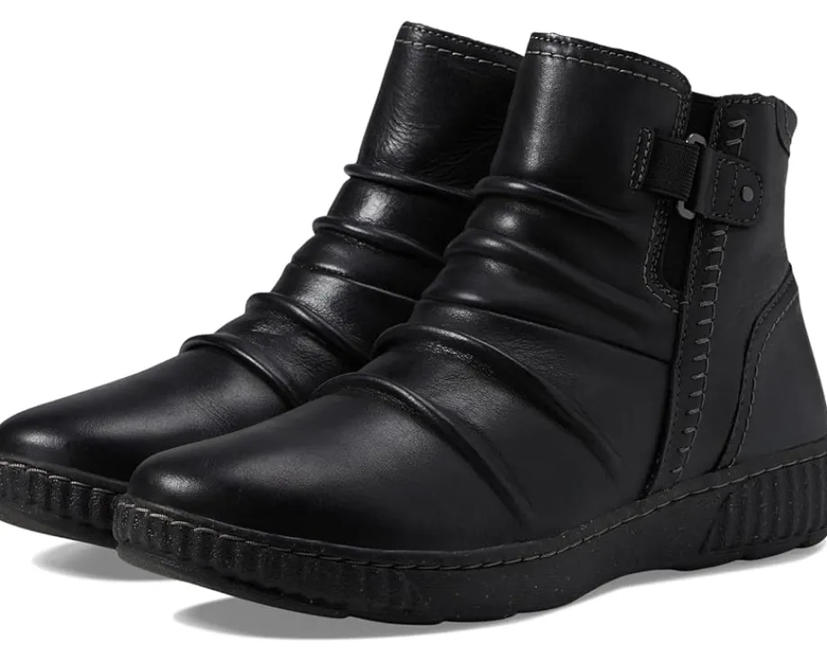 Clarks Caroline Orchid Black Leather