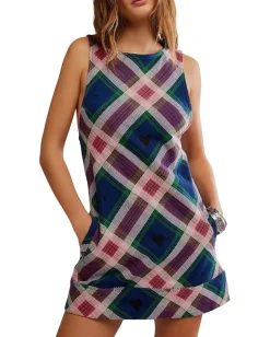 Women Free People Carven Plaid Mini