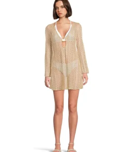 Women BECCA Castaway Adela Textured Hipster Bottom